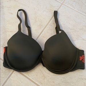 Victoria’s Secret Pink olive green/orange bra